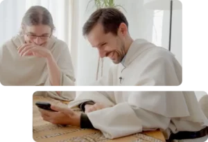 frère Paul Adrien et frère Marc